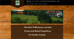 Desktop Screenshot of ferienhof-schiegl.de